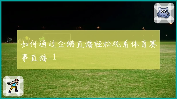 如何通过企鹅直播轻松观看体育赛事直播_1