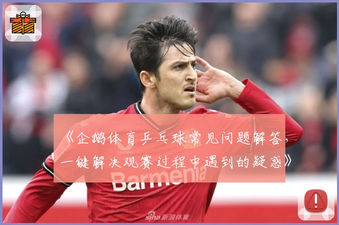 《企鹅体育乒乓球常见问题解答，一键解决观赛过程中遇到的疑惑》